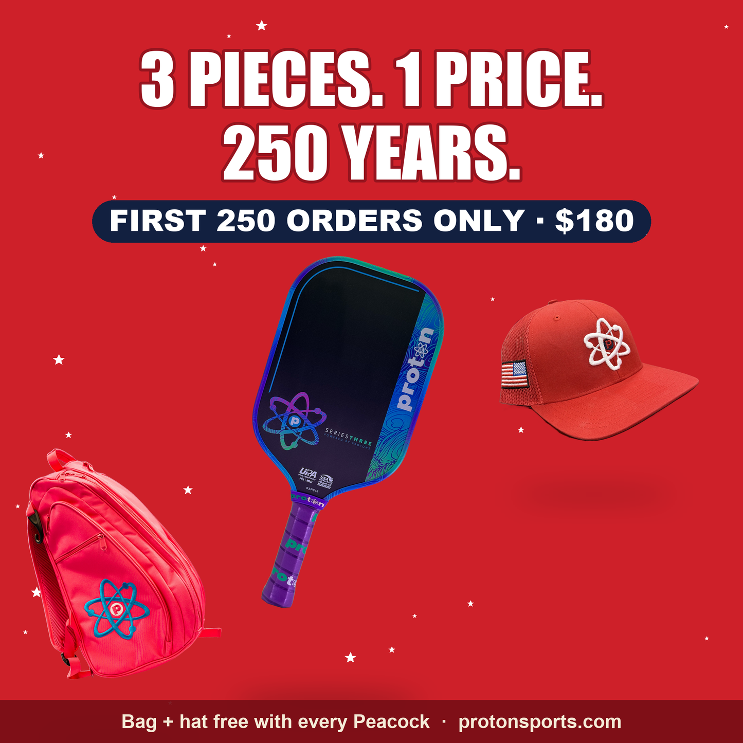 America 250 Bundle - 3 pieces 1 price - first 250 orders