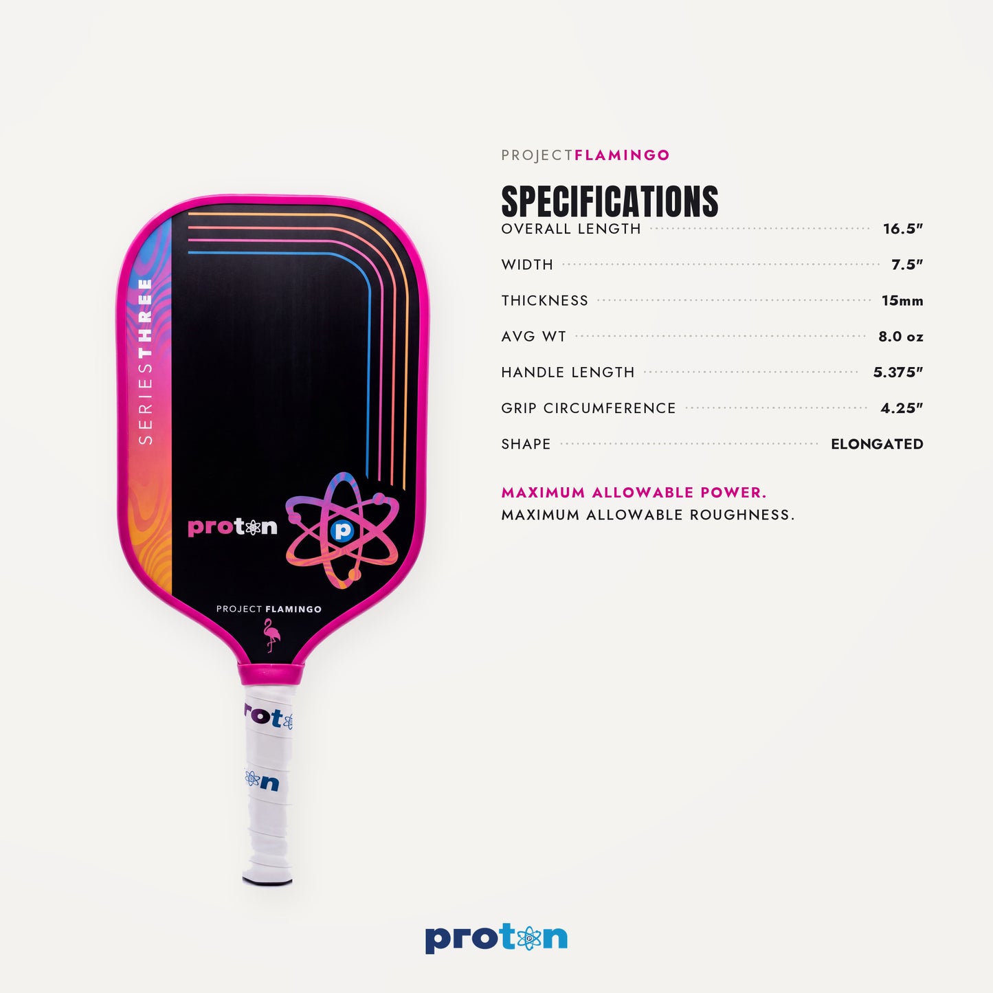 Project Flamingo Elongated 15MM full specifications