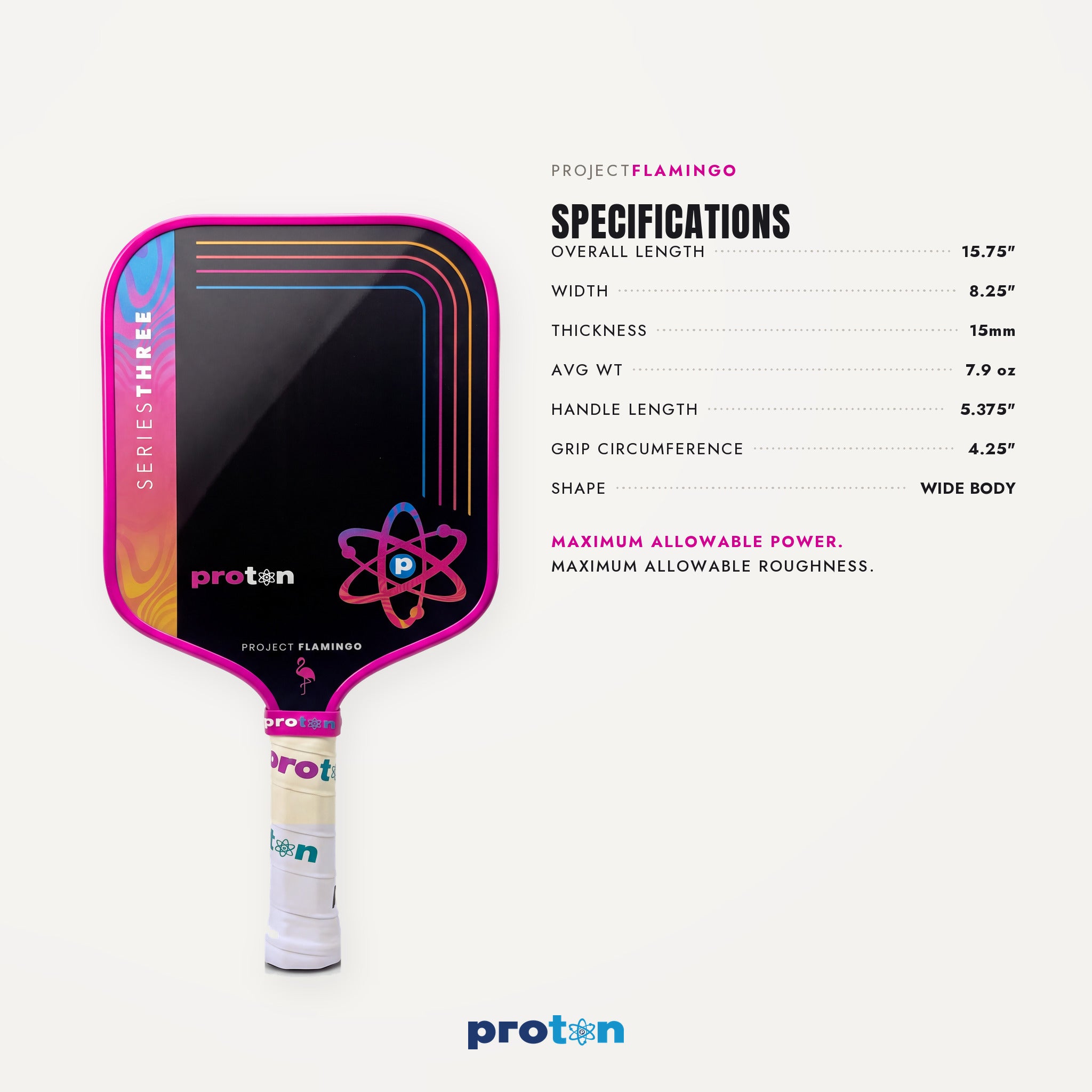 Project Flamingo Wide Body 15MM – Proton Sports