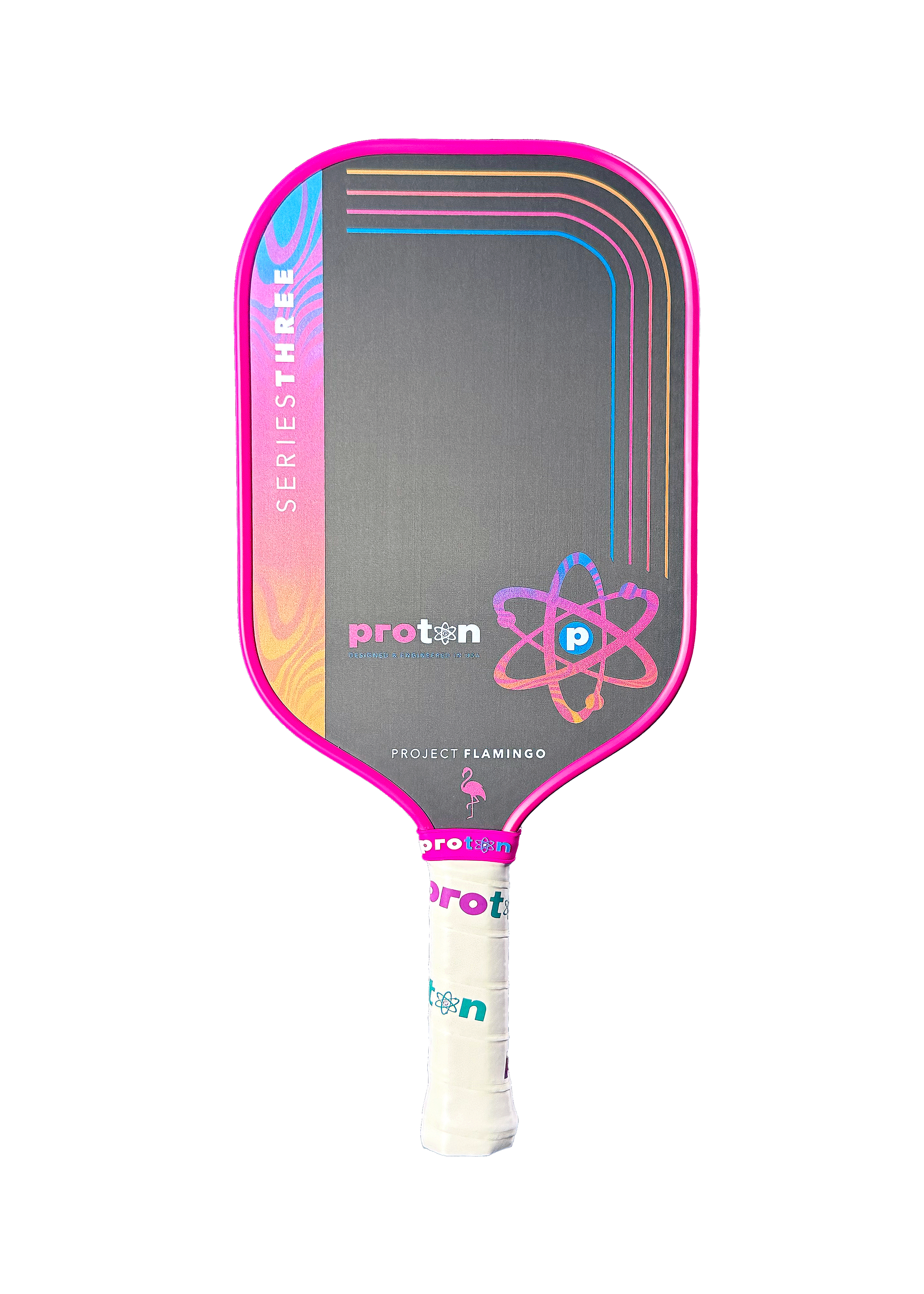 ラケット(硬式用) PROTON Series Three ProjectFlamingo Pink ラケット(硬式用) PROTON Series Three ProjectFlamingo Pink Proton