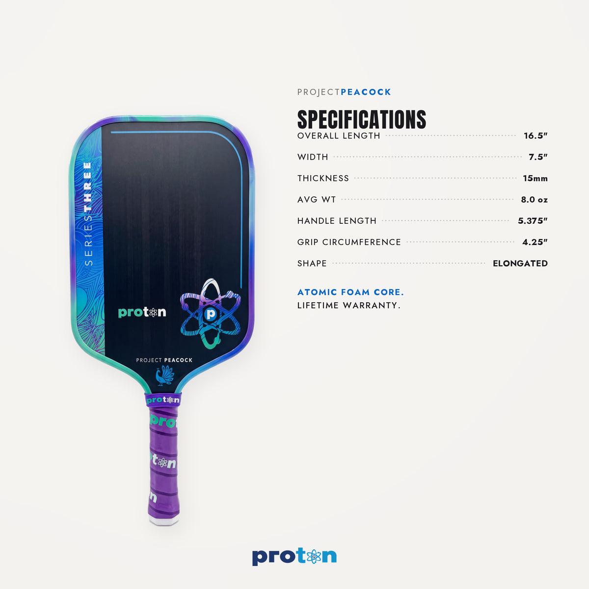 Project Peacock Elongated 15MM full specifications