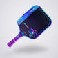 Project Peacock Wide Body 13MM pickleball paddle, angled three-quarter view