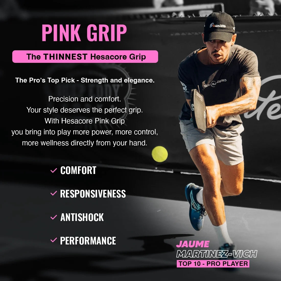 Pickleball Pink Grip