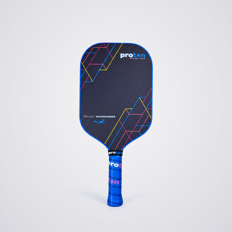 Series Four Project Roadrunner pickleball paddle, front face