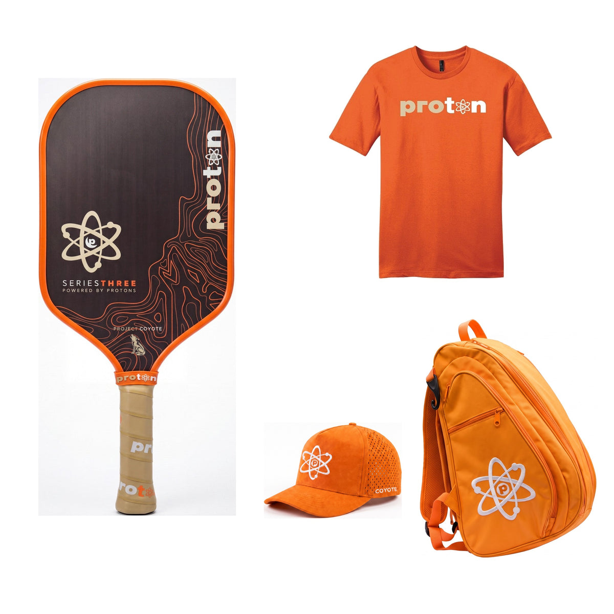 Project Coyote Full Kit — paddle, tee, hat and backpack