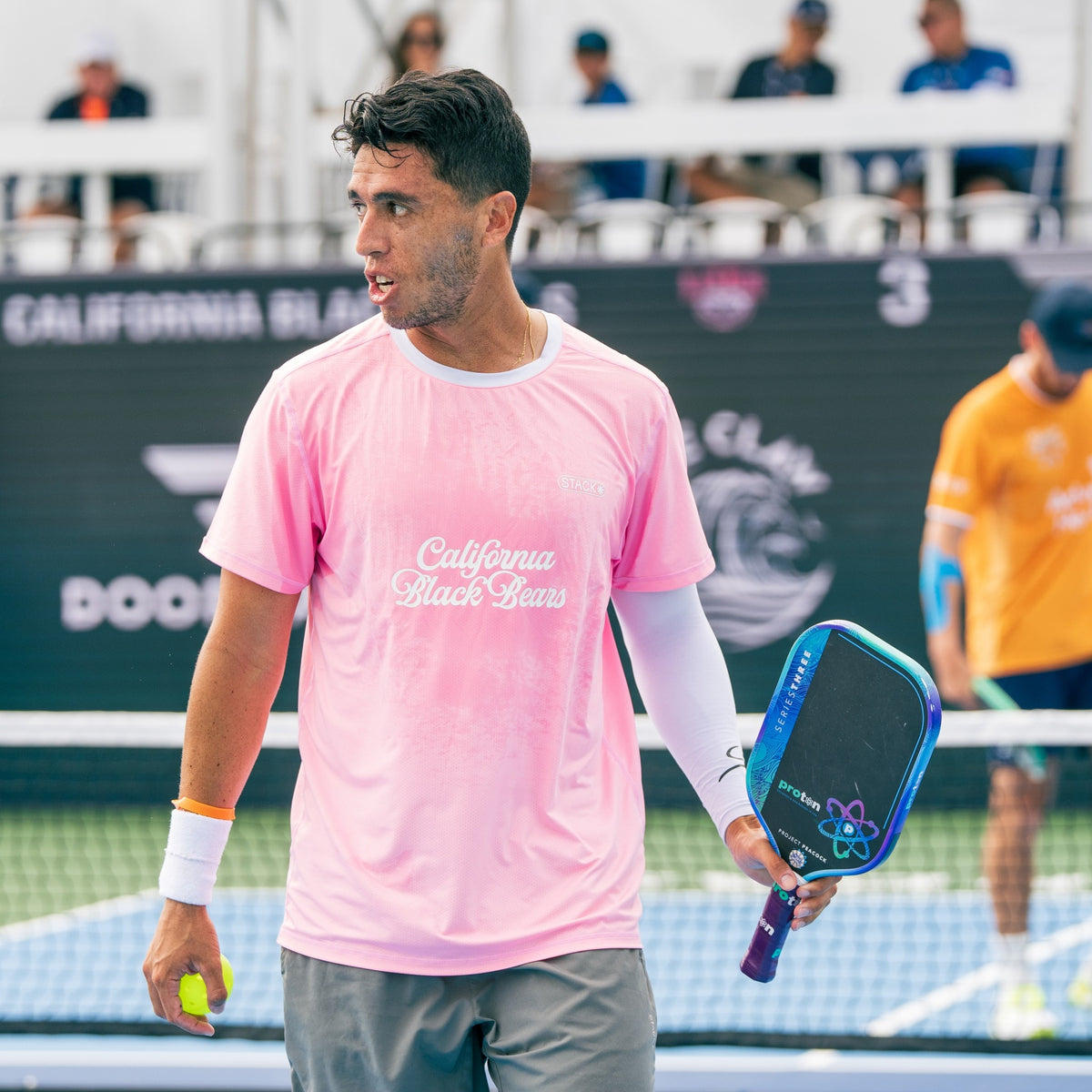 Pablo Tellez playing the Project Peacock Elongated paddle