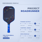 PROTON_STATCARD — Series Four- Project Roadrunner: power 8, control 8, spin 8 out of 10. 30-day guarantee, USA Pickleball and UPA-A approved.