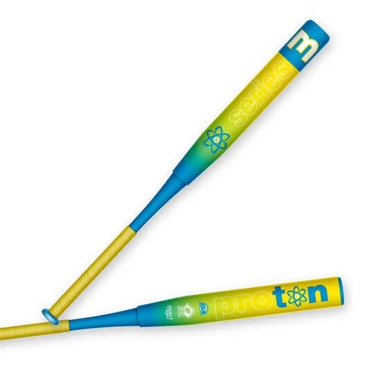 Proton SERIES THREE NEON Two-Piece slowpitch softball bat - SSUSA, NSA, ISA