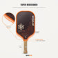 Project Coyote taper diagram — dotted line shows where the previous paddle shape met the handle