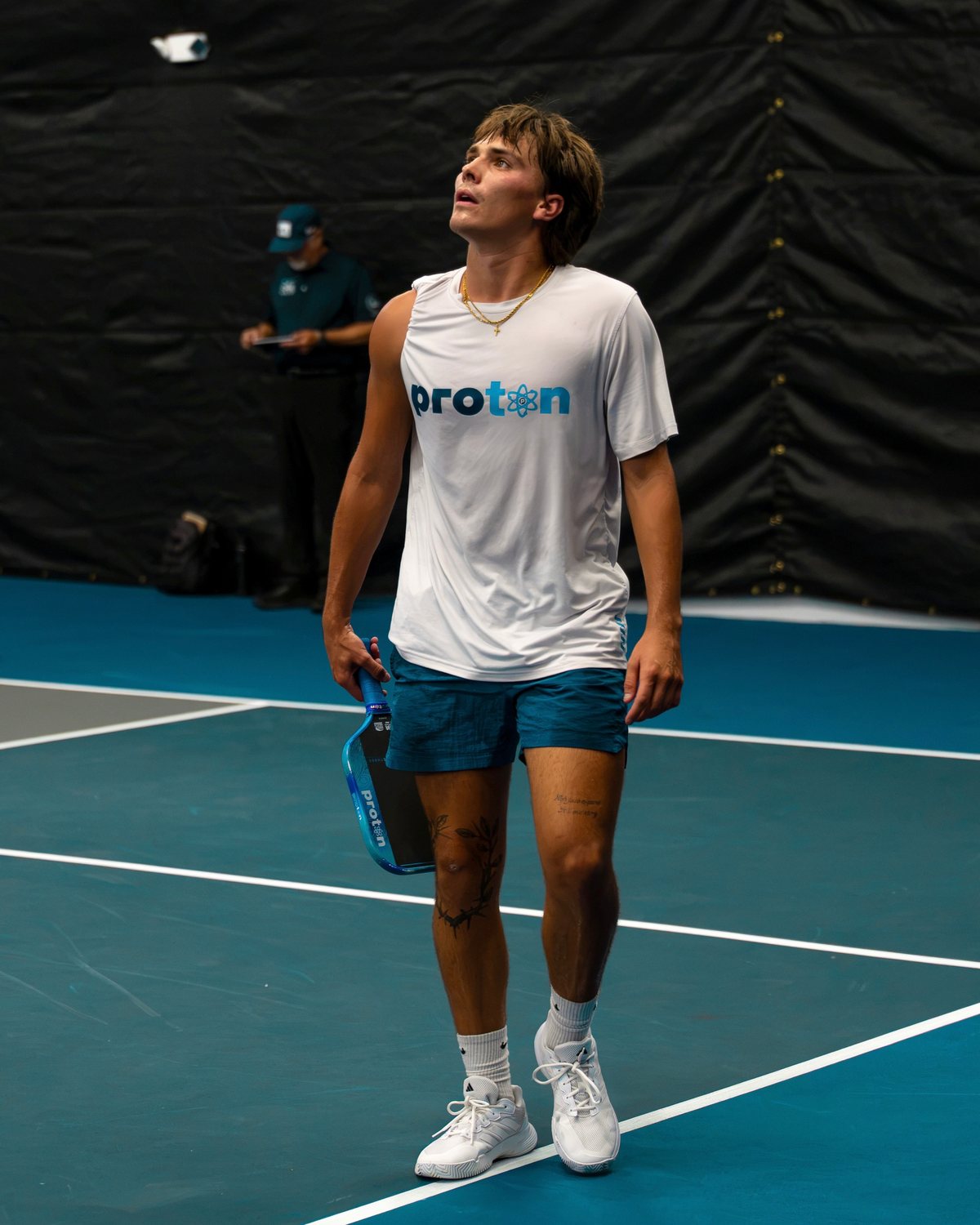 Miles Hoover playing Proton